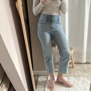 Ann Taylor Extra High Waist Jeans